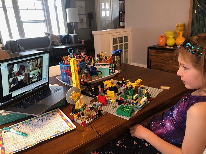 Lego challenge for kids .